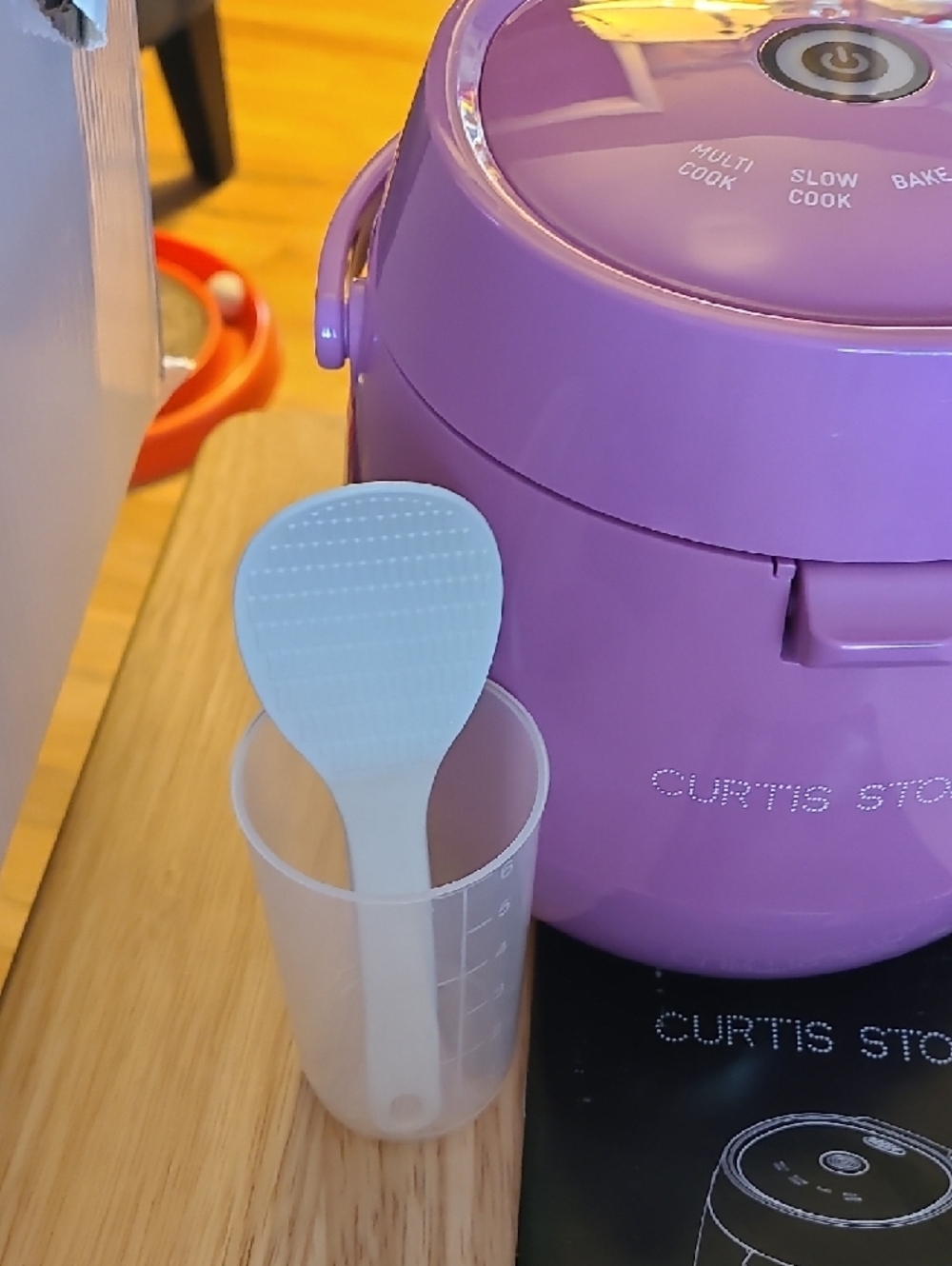 Purple Mini Multi Cooker - Compact Countertop Rice & Steam Cooker - Picture 4 of 7